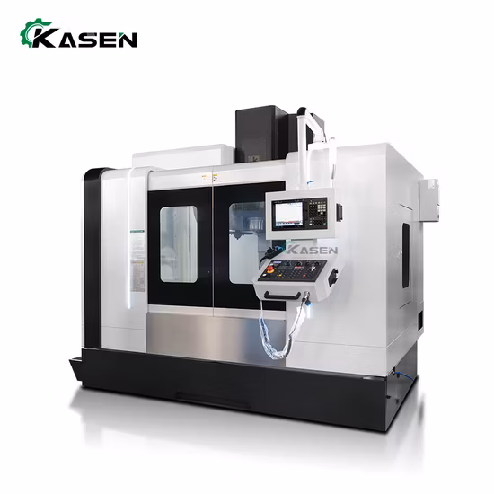 더블 작업대 CNC 수직 밀링 머신 a/B 교환