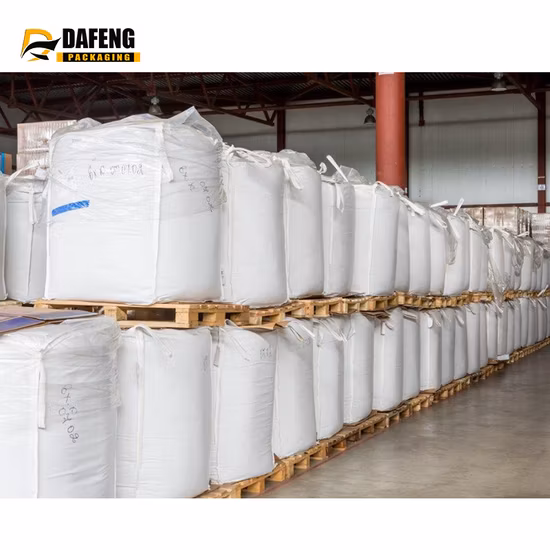 1250kgs 배플 슈퍼 백 슬링 1.5ton 백 점보 백 UV 코팅 FIBC 빅 2000kg 토트 백 슈퍼 자루 Q 화학 모래 시멘트 장작 가방 용 벌크 백
